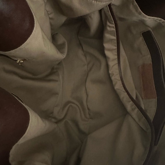 Claramonte Pablo Leather Woven Bag, dark brown, like new - Picture 8 of 8